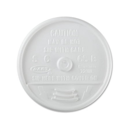 Dart Sip Thru Lid - 10 / Carton - 100 Per Pack - Translucent