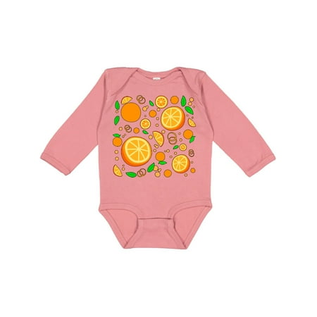 

Inktastic Lots of Oranges- citrus fun Gift Baby Boy or Baby Girl Long Sleeve Bodysuit