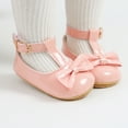 thumbnail image 5 of Infant Baby Girls Soft Sole Flats Bowknot Princess Shoes, 5 of 8