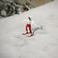 thumbnail image 3 of figatia 1/64 Mini Skiing Figure Sand Table Scene Sand Table Tiny People Scenery Scenario H, 3 of 8