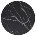 thumbnail image 3 of vidaXL Table d'Appoint Marbre Or et Noir 45 cm Verre Trempé, 3 of 4