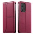 thumbnail image 3 of Étui Portefeuille de Blocage RFID pour Samsung Galaxy A33 5G, Étui à Rabat Magnétique en Cuir avec Support, Rouge, 3 of 7