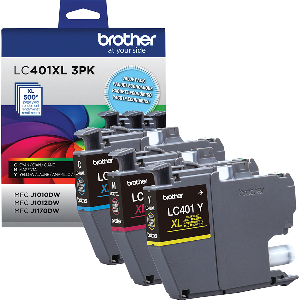 Brother LC401XL High-Yield Color Ink 3-Pack photo 6