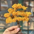 thumbnail image 5 of Autumn Wire Tree Model with Base Orange Yellow DIY Diorama Miniature Military Scenery Landscape Decoration Craft Supply, 5 of 8