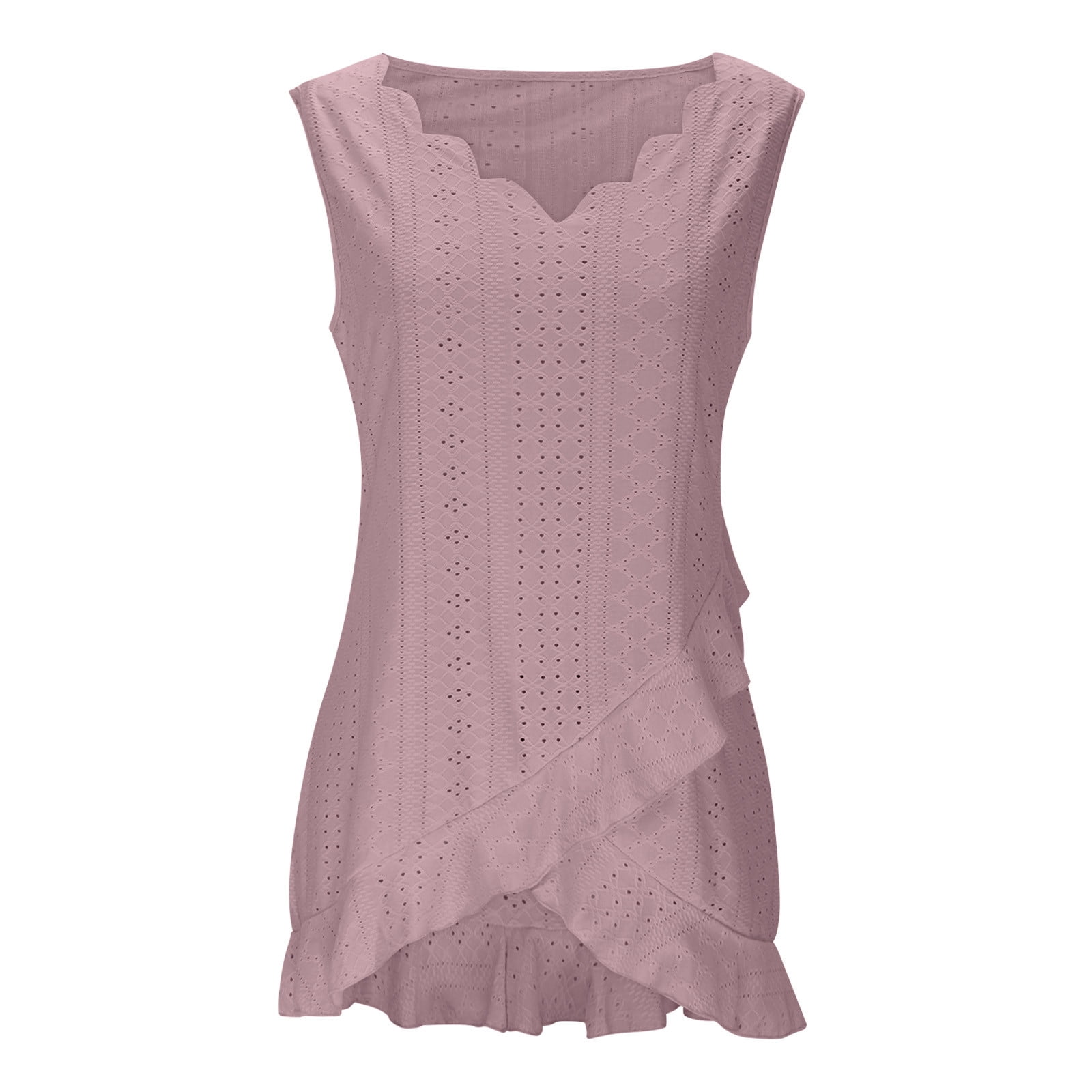 Women Blouse, Women's Casual Denim Waistcoat Frayed Sleeveless Ripped Jacket Vest with Pockets