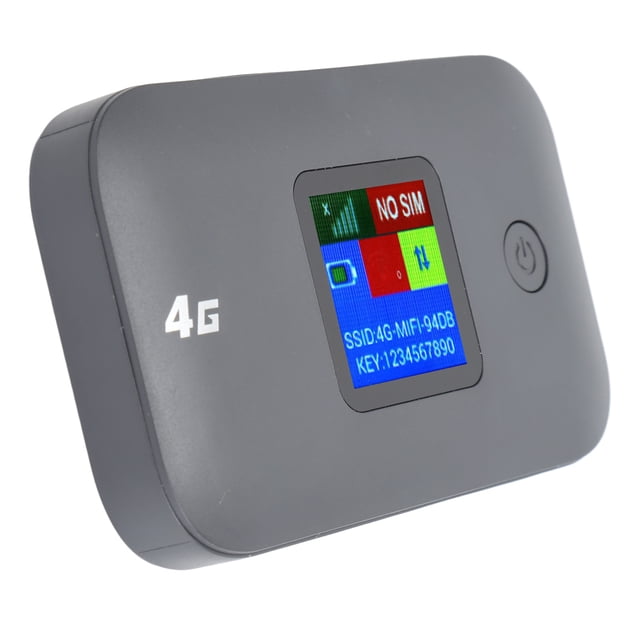 4G WiFi Mobile Hotspot, ABS Portable 4G WiFi 300Mbps 3000mAh WPA WPA2 Encryption for Laptops