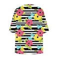 thumbnail image 4 of XUNKUSGA Cardigan for Women Trendy Boho Floral Puff Sleeve Beach Cover Up Lightweight Soft Open Front Cardigan Casual Loose Flowy Going Out Tops,2XL,White, 4 of 4
