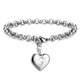 thumbnail image 1 of Corazón de acero inoxidable 26 letras alfabeto pulsera para mujer, regalos de San Valentín WD.WDQZL Joyería, 1 of 8