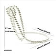 thumbnail image 4 of 3X Novedad en Estante para Vino con Collar de Perlas, Estante para Vino Flotante con Collar de Perlas Artificiales, Estante para Vino Tinto Suspendido Colgante de Metal, 4 of 5