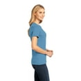 thumbnail image 3 of District Made Ladies Perfect Weight Crew Tee-4XL (Clean Denim), 3 of 6