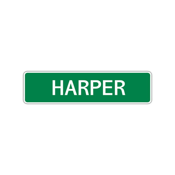 Harper Boys Children Name Letter Printed Plaque Decoration ...