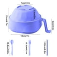 thumbnail image 2 of Nkmbld Instant Noodle Bowl Microwave Ramen Bowl with Strainer 6 Piece Set Ramen Bowl with Lid and Handle Dishwasher Safe, Purple, 2 of 8