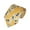 Yellow Floral, variant on ROMARIO MANZINI White Floral on Sky Blue PRINTED DESIGN TIE
