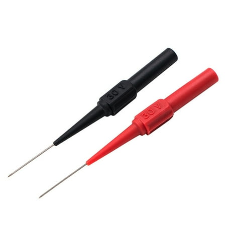 

unbranded 1 Pair AC30V-DC60V Insulation Multimeter Test Probes Stainless Steel Measuring Device Non Destructive Tester