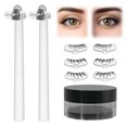 thumbnail image 2 of Promotional activities!Instant Shaping Eyelash , 2 Pieces Long Stick, 3 Pairs Of Fake Eyelash Templates, With Ink Pad, Create Different Eyelash Styles 10ml, 2 of 3