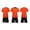 Orange, variant on Pretxorve Kids Boys Outfit Set Solid Short Sleeve V Neck Soccer Knit with Shorts 2 Piece Outfits Sizes 4-13Y