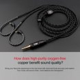 thumbnail image 3 of Gwong Electrónica TRN 0.75mm / 0.78mm / MMCX Reemplace Auriculares con cable trenzado Auriculares cable cable, 3 of 7