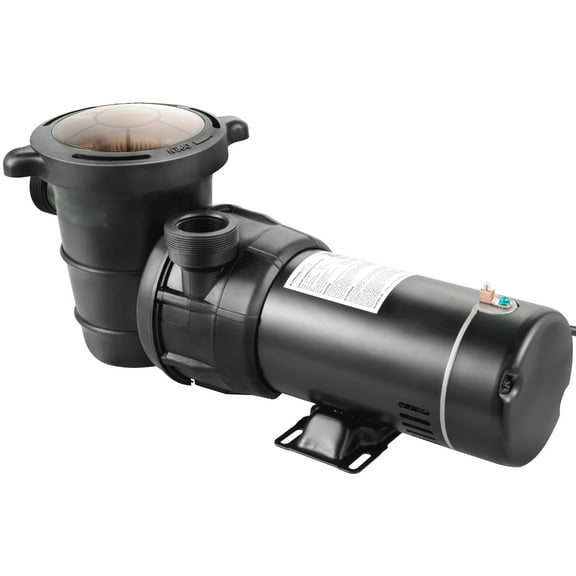 VEVOR Swimming Pool Pump, 1.5HP 115V, 1100W Single Speed Pumps for Above Ground Pool w/ Strainer Basket, 5280GPH Max. Flow, Certification of ETL