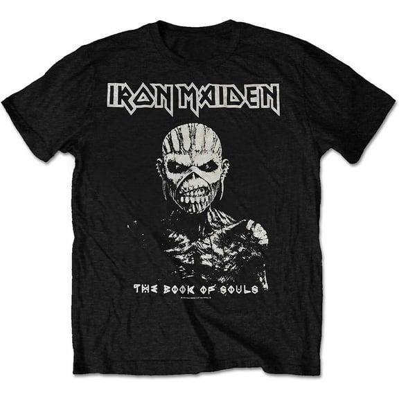 Men's Iron Maiden The Book Of Souls White Contrast T-shirt Small Black