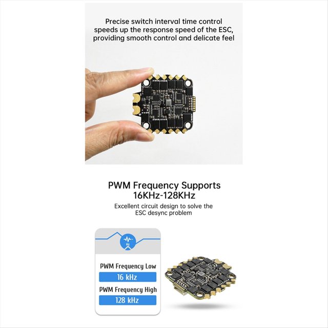 E70 G2 2-8S 70A Firmware 128K 4 en 1 ESC para FPV Racing Drone Racing y Piezas de Reparación de Estilo Libre Placa de Motor AM32