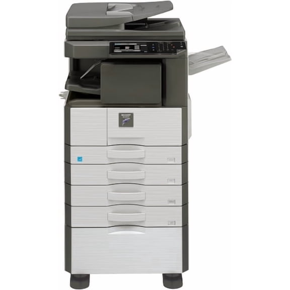 Sharp MX-M356N Monochrome Multifunction Laser Printer – 35ppm, A3/A4, Print/Copy/Scan, Duplex, Network, 600 x 600 DPI, 100-Sheet RSPF, 3GB RAM   320GB HDD