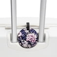 thumbnail image 3 of Lnk plants Set of 2pcs PU Leather Round Suitcase Tags with Privacy Cover and Name ID Tag - Ideal for Travel Luggage, Handbags, Backpacks, School Bags, 3 of 6