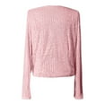 thumbnail image 5 of DHFJKG Womens Cardigan Sparkly Sequined Cardigan Open Front Glitter Solid Color Long Sleeve Cropped Jacket Carnival Stylish Outerwear, 5 of 5