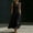 Black, variant on Conservative Dress Maxi Dress Summer Loose Fit Sundresses for Women 2026 with Pockets for Club and Bar S-XXL