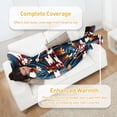 thumbnail image 4 of Catalonia Wearable TV Blanket with Sleeves Arms & Feet pockets for Adult Micro Plush Fleece Large Wrap Throw Robe, 75" x 53", 4 of 8