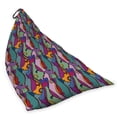 thumbnail image 2 of Cat Lounger Chair Bag, Geometric Colorful Cats Abstract Composition Cultural, High Capacity Storage with Handle Container, Lounger Size, Multicolor, by Ambesonne, 2 of 5