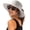 Light Grey, variant on Minzimin Womens Sun Hat with Ponytail Hole Beach Hiking Summer Wide Brim UPF 80 Outdoor Protection Foldable Bucket Hat
