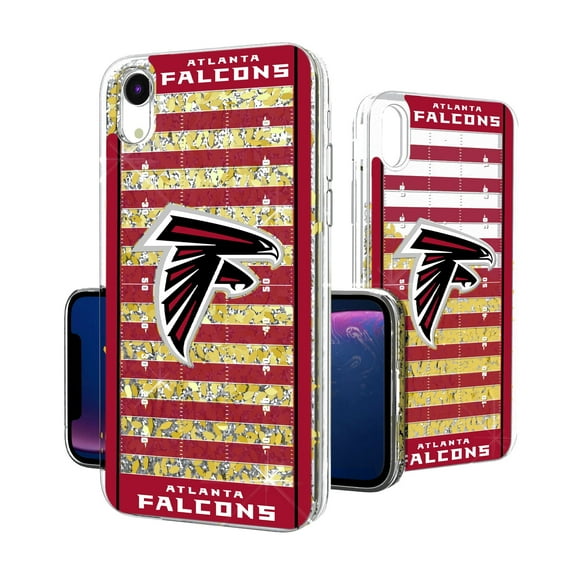 Atlanta Falcons iPhone Field Design Glitter Case