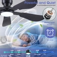thumbnail image 3 of Ventilador de techo Kviflon 132 cm con luz y mando a distancia de 6 velocidades, 3 of 9