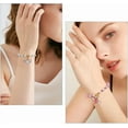 thumbnail image 6 of 24pcs Beaded Stretch Rosary Bracelet Rosary Bead Bracelet with Mesh Bags Baptism Communion Shell Bracelets Seashell Color Catholic Bracelets with Crucifix for Women colorful DIY, 6 of 9