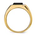thumbnail image 2 of Auriga Fine Jewelry 14K Yellow Gold Onyx and Men's Diamond Ring Size 10, 2 of 6
