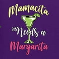 thumbnail image 5 of Wild Bobby, Mamacita Needs a Margarita Mother's Day Unisex Hoodie Sweatshirt, Purple, X-Large, 5 of 6