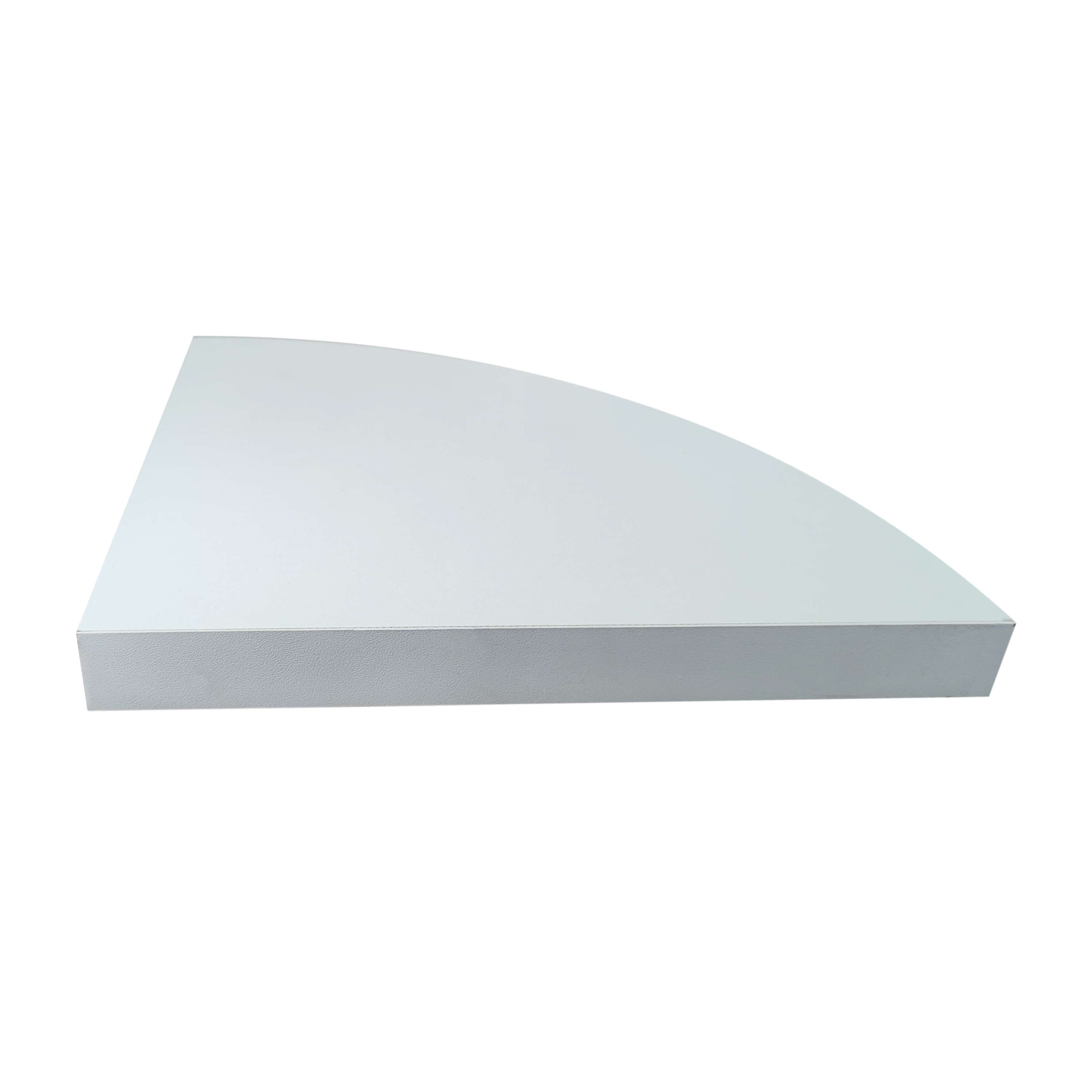 Mainstays 9.5" White Corner Wood Shelves, Set of 2