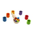 thumbnail image 3 of Bola clasificadora de colores del arcoíris en taza, juguetes educativos para edades tempranas, clasificación sensorial de colores para niños, regalos, 3 of 9