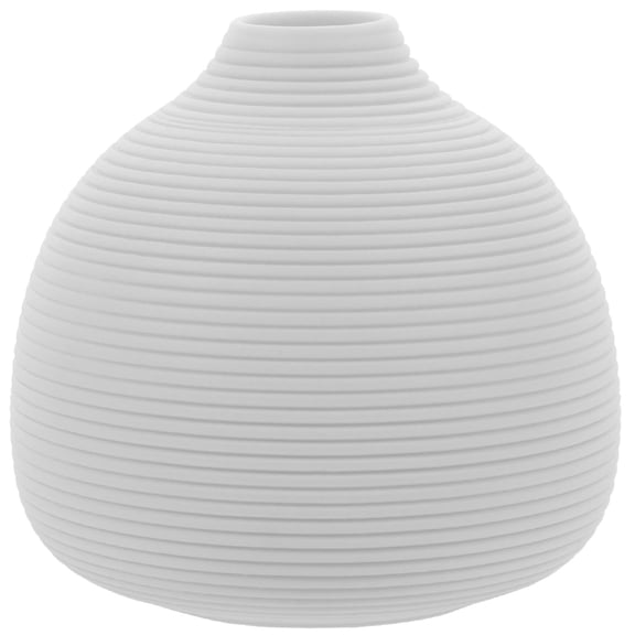 RENACLIPY White Ceramic Flower Vase, Design, Easy to Clean, Decorative Home and Office