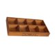 thumbnail image 5 of VARIOS Caja De Almacenamiento De Bonsai Maceta Maceta Contenedor De Hierbas Decoración Del Jardín arte De DIY Decoración Interior Libre 8 Cuadrícula n.  degree 10 Sharpla Jardinera suculenta de madera, 5 of 7