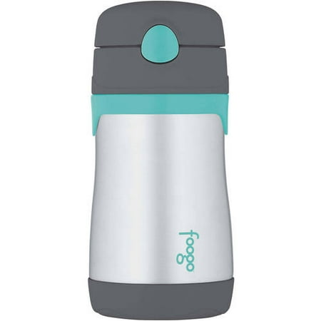 Thermos Foogo Stainless Steel 10 Oz. Vacuum Insulated Teal Straw