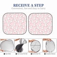 thumbnail image 5 of Picia Cute Rabbit 2 Piece Car Windshield Sun Shade Foldable | Foldable Sun Shield for Front Window Blocks UV Rays and Keeps Your Vehicle Cool-, 5 of 7