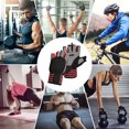 thumbnail image 2 of Gants de Sport Antidérapants Demi-Doigts avec Long Poignet, 2 of 8