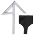 thumbnail image 1 of High Accuracy Center Angle Gauge Protractor Stainless Steel 45/90 Degree Angle Ruler Marking, 1 of 5