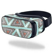 Skin Decal Wrap Compatible With Samsung Gear VR (Original) cover Sticker Design Aztec Pyramids