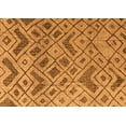 thumbnail image 1 of Ahgly Company Indoor Rectangle Abstract Orange Modern Area Rugs, 2' x 5', 1 of 4