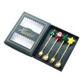 thumbnail image 1 of RONSHIN 4pcs Christmas Stainless Steel Spoons Forks Xmas Tree Santa Star Dessert Spoons Forks Stirring Spoons Coffee Bar Accessories With Gift Box For Christmas, 1 of 6