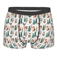 thumbnail image 5 of Uemuo Winter Woodland Friends Pattern Men's Boxer Briefs,Trunk Anti-Chafing,Comfortable, Durable, and Stylish Underwear-XX-Large, 5 of 9
