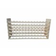 thumbnail image 2 of FixtureDisplays Casier à Vin Modulaire Empilable pour 72 Bouteilles en Bois de Pin Naturel avec 6 Rangées, 2 of 4