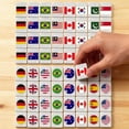 thumbnail image 3 of HEWANG Mahjong Block Set, 65 Tiles SeasideEscape Game Blocks, Seaside Escapes Game, Portable Travel Mahj- Tiles, National Flag Mahjong Tile Set, for Travel Picnic Spring Gathering, 3 of 6